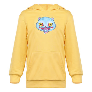 Kinder Mädchen Huntrix Zoey gelb Hoodie K-Pop: Demon Hunters Zoey Cosplay Outfits