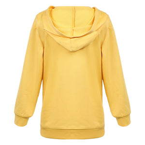 Kinder Mädchen Huntrix Zoey gelb Hoodie K-Pop: Demon Hunters Zoey Cosplay Outfits