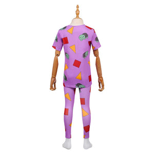 Kinder Mädchen Huntrix Zoey lila Schlafanzug K-Pop: Demon Hunters Zoey Cosplay Outfits