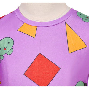 Kinder Mädchen Huntrix Zoey lila Schlafanzug K-Pop: Demon Hunters Zoey Cosplay Outfits