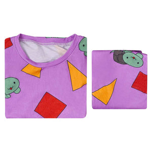 Kinder Mädchen Huntrix Zoey lila Schlafanzug K-Pop: Demon Hunters Zoey Cosplay Outfits