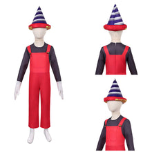 Laden Sie das Bild in den Galerie-Viewer, Kinder Mario rot Kostüm Der Super Mario Galaxy Film Mario Cosplay Outfit