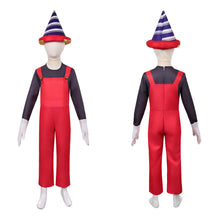 Laden Sie das Bild in den Galerie-Viewer, Kinder Mario rot Kostüm Der Super Mario Galaxy Film Mario Cosplay Outfit