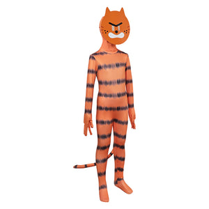 Kinder Petey the Cat Jumpsuit DOG MAN Cosplay Kostüm