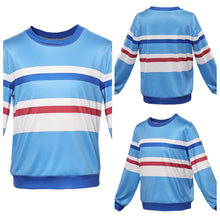 Laden Sie das Bild in den Galerie-Viewer, Kinder Will Byers blau Pullover Stranger Things: Tales from '85 Will Outfit