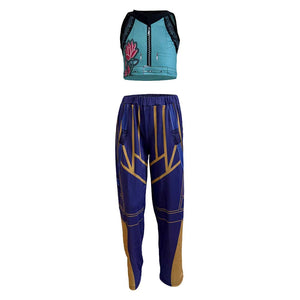 Kinder Zoey Kostüm Set KPOP Demon Hunters Zoey Cosplay Outfits