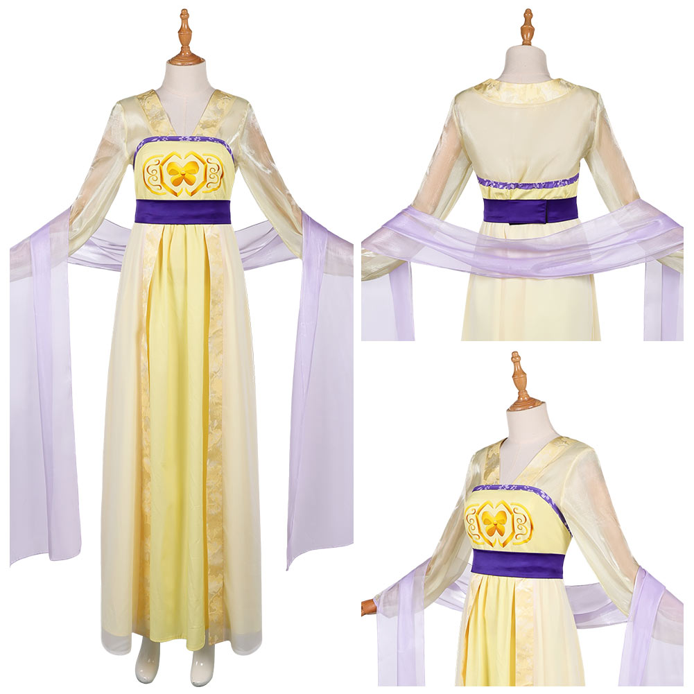 Kusuriya no Hitorigoto Maomao gelb Hanfu Cosplay Outfits