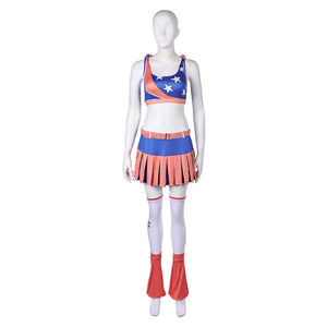 Lollipop Chainsaw Juliet blau Cosplay Kostüm Outfits