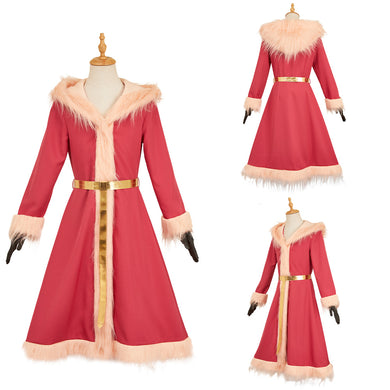 Lucifer Morningstar rosa Kostüm Set Hazbin Hotel 2 Lucifer Cosplay Outfits