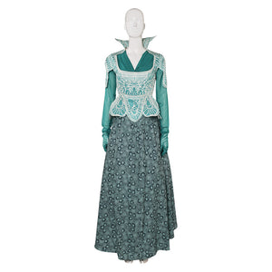 Madame Morrible Wicked grün Kostüm Set Cosplay Outfits