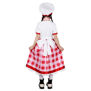 Mädchen Dienstmädchen Uniform Princess Peach: Showtime! Patissiere Peach Cosplay Outfits