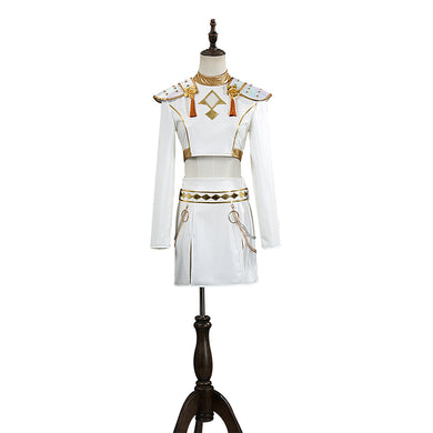 Mädchen Kinder Huntrix Zoey Golden weiß Cosplay Outfits