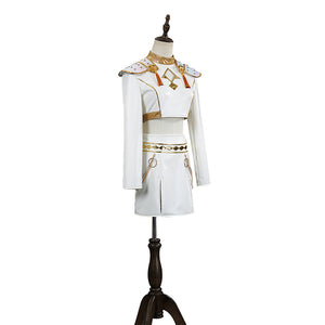 Mädchen Kinder Huntrix Zoey Golden weiß Cosplay Outfits
