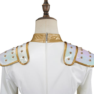 Mädchen Kinder Huntrix Zoey Golden weiß Cosplay Outfits