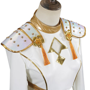 Mädchen Kinder Huntrix Zoey Golden weiß Cosplay Outfits