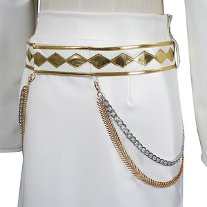 Mädchen Kinder Huntrix Zoey Golden weiß Cosplay Outfits