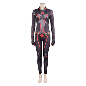 Marvel Rivals Black Widow Natasha Romanoff Jumpsuit Cosplay Outfits