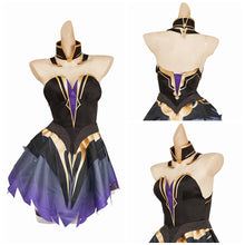 Laden Sie das Bild in den Galerie-Viewer, Marvel Rivals Dagger schwarz Kleid Cosplay Outfits