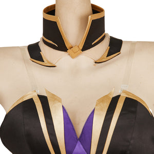 Marvel Rivals Dagger schwarz Kleid Cosplay Outfits