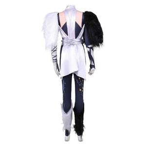 Marvel Rivals Luna Snow weiß&schwarz Kostüm Set