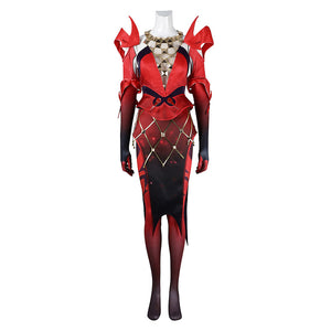 Marvel Rivals Scarlet Witch Wanda Cosplay Kostüm Set