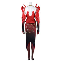 Laden Sie das Bild in den Galerie-Viewer, Marvel Rivals Scarlet Witch Wanda Cosplay Kostüm Set