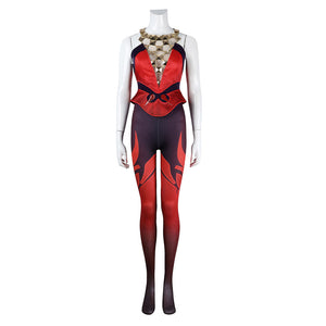 Marvel Rivals Scarlet Witch Wanda Cosplay Kostüm Set