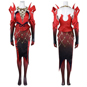 Marvel Rivals Scarlet Witch Wanda Cosplay Kostüm Set
