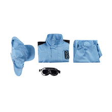 Laden Sie das Bild in den Galerie-Viewer, Mickey 17 (2025) Mickey Barnes blau Jumpsuit Cosplay Outfits