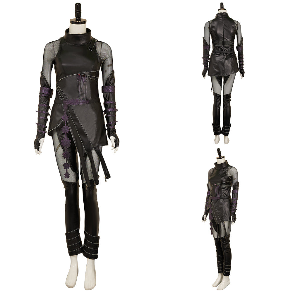 Mira schwarz Kostüm Set Kpop Demon Hunters Huntrix Mira Cosplay Outfits