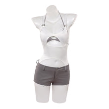 Laden Sie das Bild in den Galerie-Viewer, MIZi weiß grau Outfit Alien Stage MIZI Cosplay Kostüm