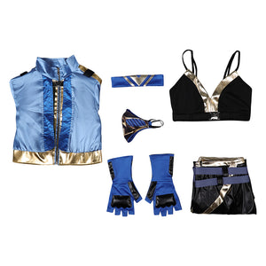 Mortal Kombat Kitana Kostüm Cosplay Outfits