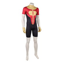 Laden Sie das Bild in den Galerie-Viewer, Oliver Grayson rot gelb Jumpsuit Invincible Omni-Man Cosplay Outfit