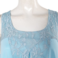 Laden Sie das Bild in den Galerie-Viewer, Padme Amidala Aqua georgette nightgown Kleid Cosplay Kostüm