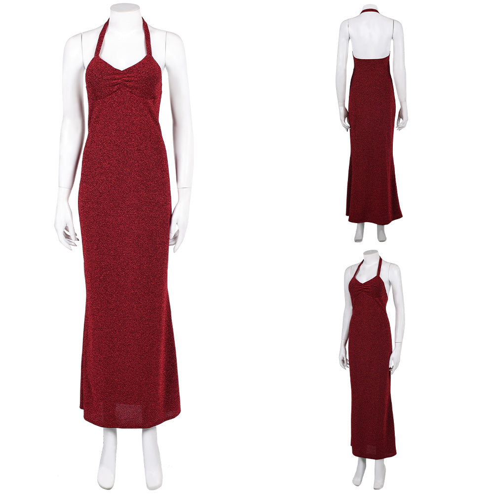 Pauline rot Kleid Super Mario Pauline Cosplay Outfits