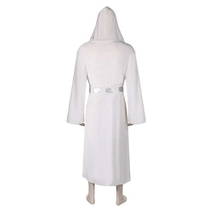 Prinzessin Leia weiß Bademantel Cosplay Outfits