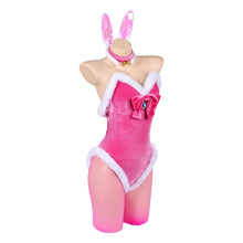 Laden Sie das Bild in den Galerie-Viewer, Prinzessin Peach rosa Bunny Girl Outfit Super Mario Peach Cosplay Kostüm