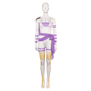 Psylocke Marvel Rivals lila Kostüm Set Psylocke Cosplay Outfits
