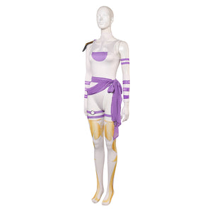 Psylocke Marvel Rivals lila Kostüm Set Psylocke Cosplay Outfits