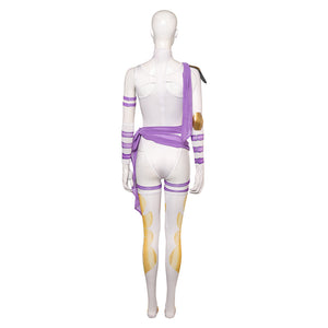 Psylocke Marvel Rivals lila Kostüm Set Psylocke Cosplay Outfits