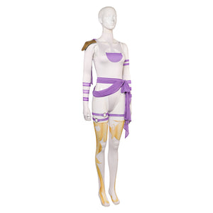 Psylocke Marvel Rivals lila Kostüm Set Psylocke Cosplay Outfits