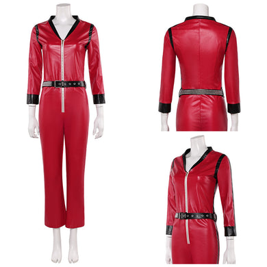 Punk The Runways Joan Jett rot Jumpsuit Cosplay Outfits