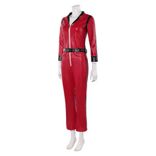 Laden Sie das Bild in den Galerie-Viewer, Punk The Runways Joan Jett rot Jumpsuit Cosplay Outfits