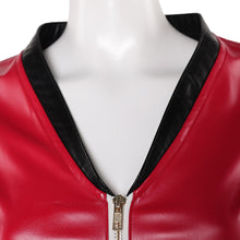 Laden Sie das Bild in den Galerie-Viewer, Punk The Runways Joan Jett rot Jumpsuit Cosplay Outfits