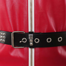 Laden Sie das Bild in den Galerie-Viewer, Punk The Runways Joan Jett rot Jumpsuit Cosplay Outfits