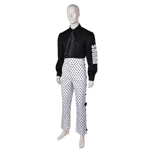 Purple Rain Prince Rogers Nelson Black & White Kostüm Cosplay Outfits