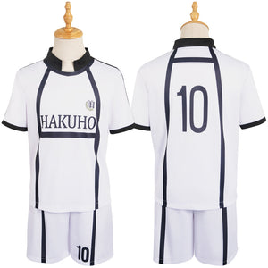 Reo Mikage BLUE LOCK Weiß Team Uniform Cosplay Kostüm Set