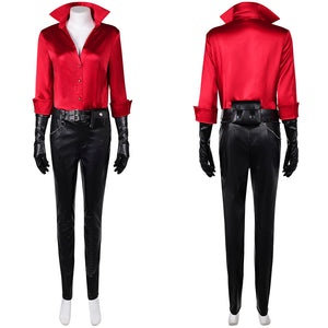 Resident Evil Ada Wong rot Cosplay Kostüm Set