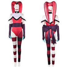 Laden Sie das Bild in den Galerie-Viewer, Robo Fizz Kitty rot Kostüm Hazbin Hotel Kitty Cosplay Outfit