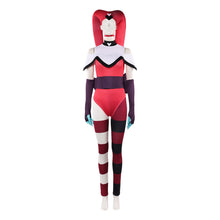 Laden Sie das Bild in den Galerie-Viewer, Robo Fizz Kitty rot Kostüm Hazbin Hotel Kitty Cosplay Outfit